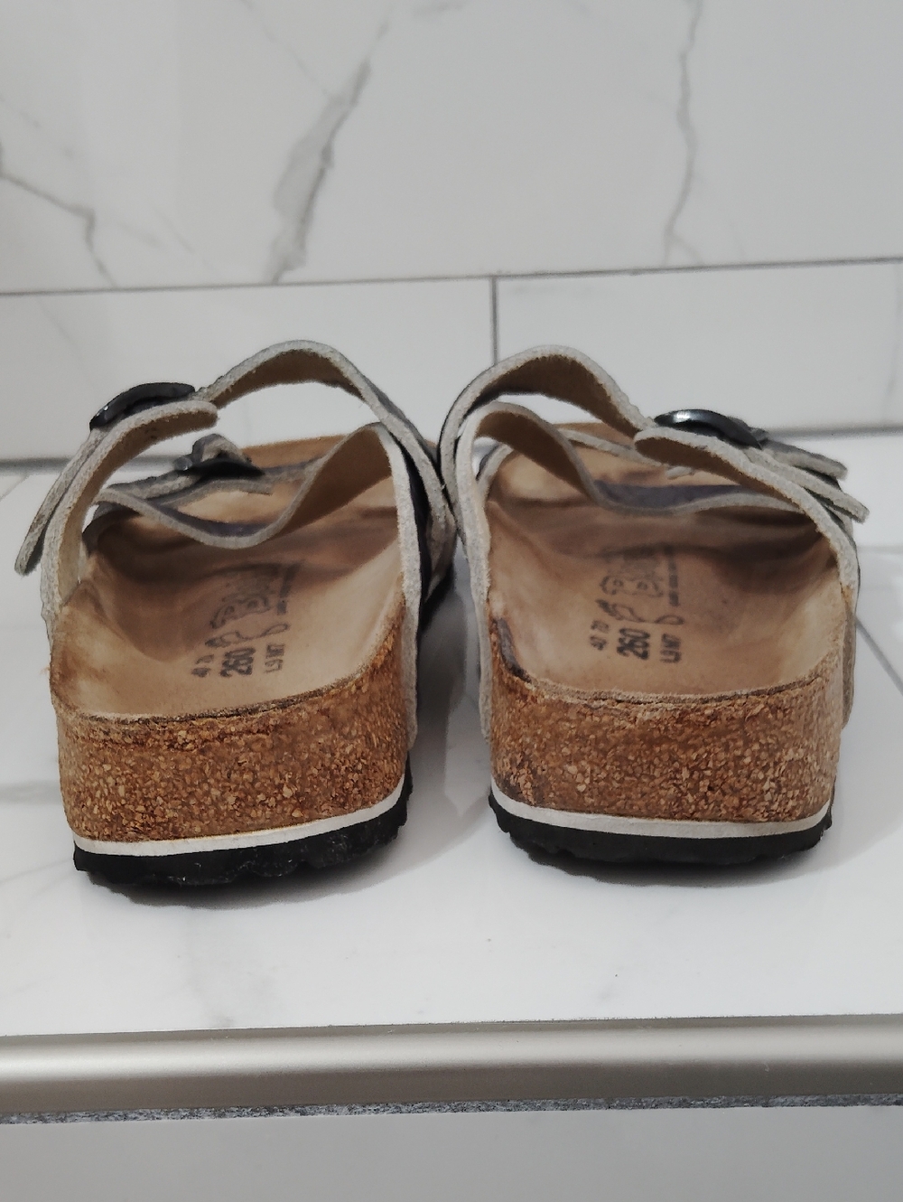 Birkenstock Black two strap Sandal - Picture 7 of 9